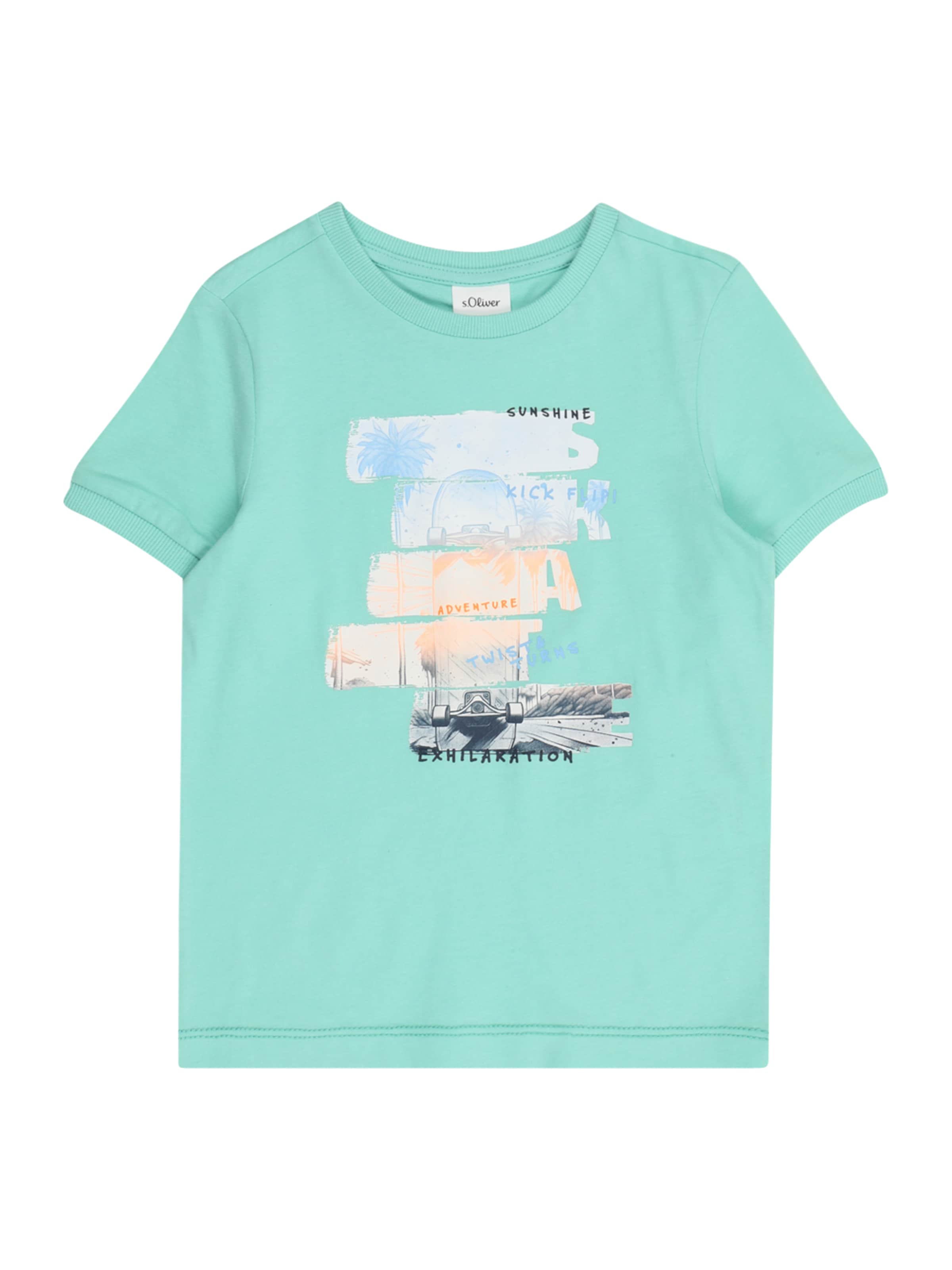 s.Oliver Koszulka w kolorze zielony: przód