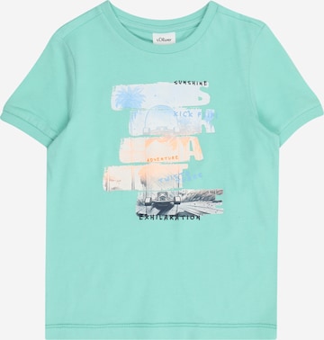 s.Oliver Shirt in Grün: Vorderseite