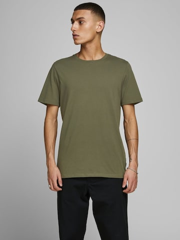 Coupe slim T-Shirt JACK & JONES en vert : devant