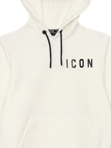 ICON Sweatshirt 'BACK SPLASH' in Weiß