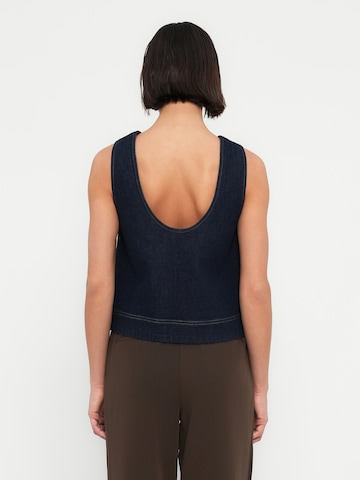 Abercrombie & Fitch Top - Modrá