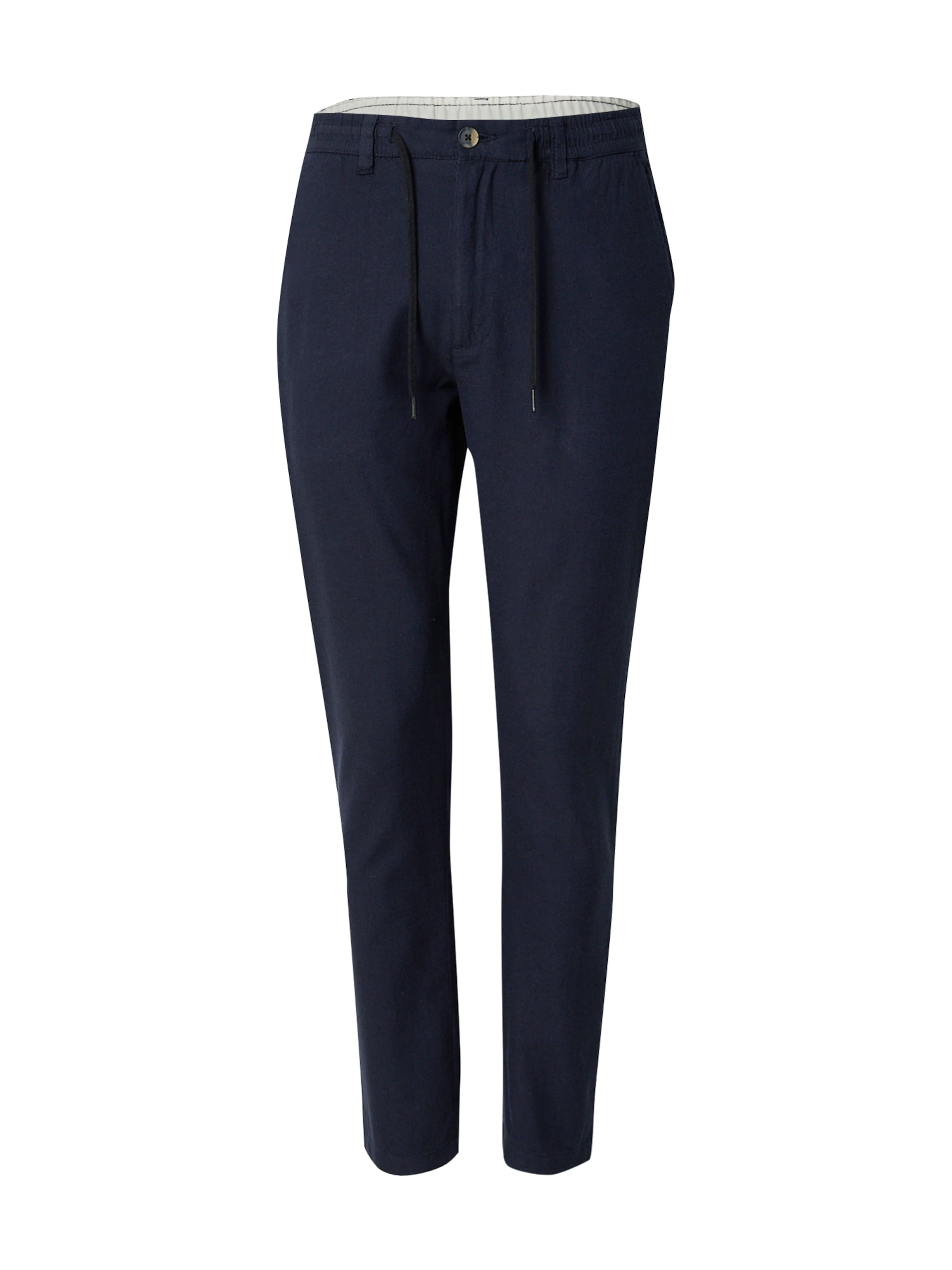 Kronstadt regular Lærredsbukser 'Albert' i blå: forside