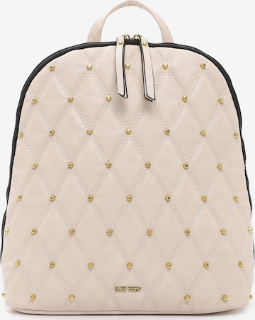 Suri Frey Rucksack 'Corey' in Beige: predná strana