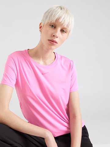 NIKE Функциональная футболка 'ONE CLASSIC' в Ярко-розовый