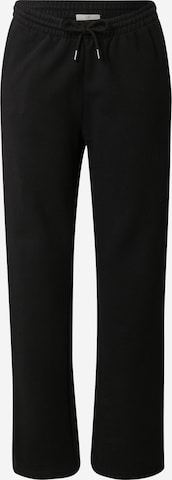 Loosefit Pantaloni de la ThokkThokk pe negru: față