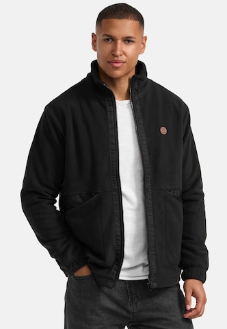 INDICODE JEANS Between-season jacket in Black: front