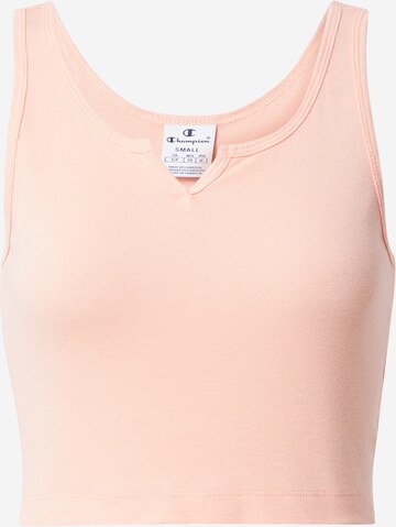 Champion Authentic Athletic Apparel - Top desportivo em rosa: frente