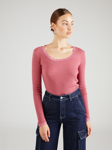 TOPSHOP Shirt in Roze: voorkant