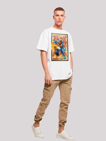 T-Shirt 'Big Hero 6 Fred Newspaper' F4NT4STIC en blanc