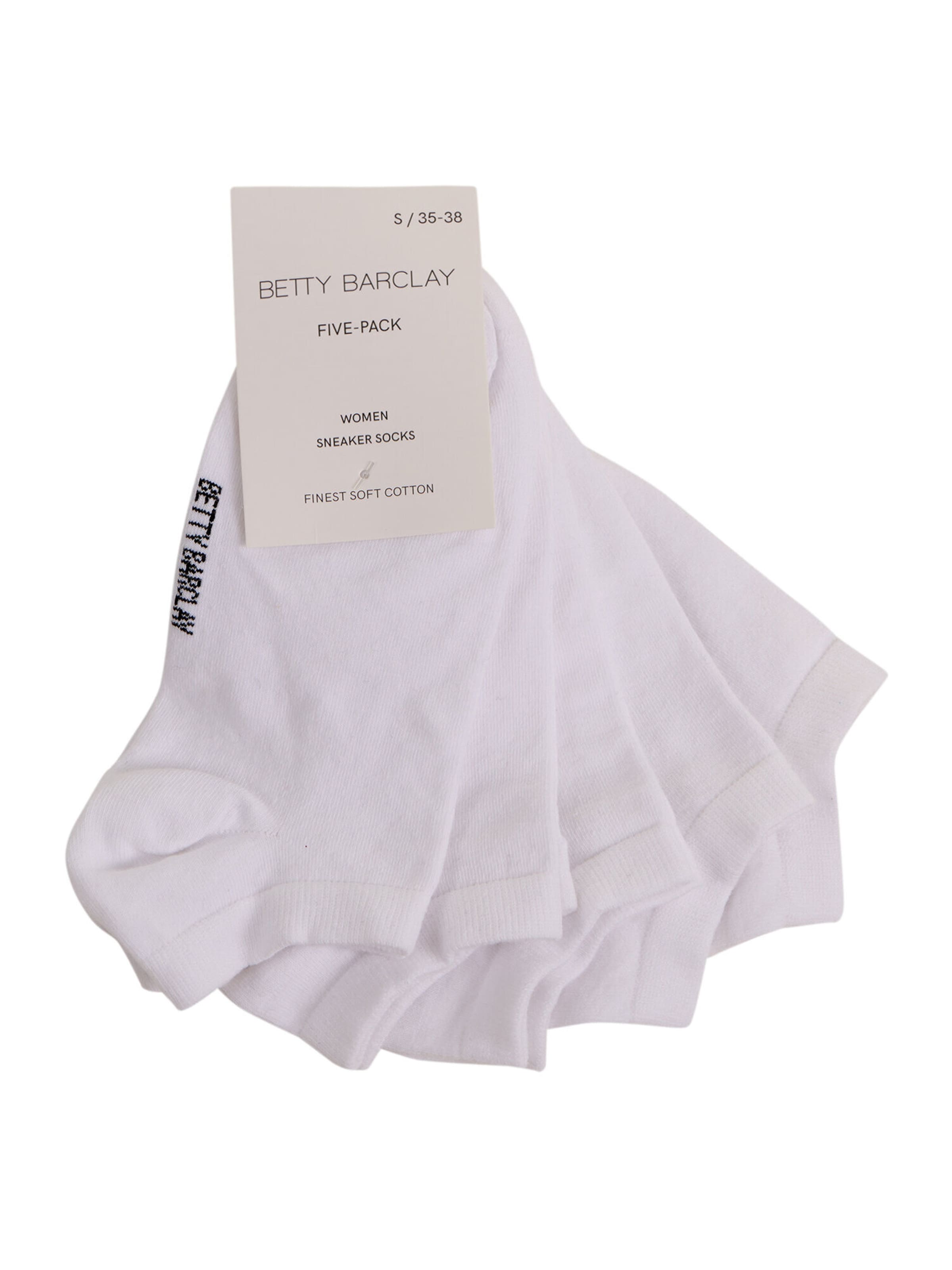 Calza velata di Betty Barclay in bianco: frontale
