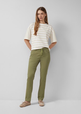 Coupe slim Pantalon s.Oliver en vert