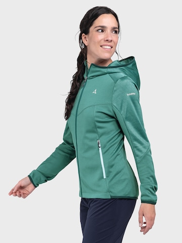 Schöffel Athletic Fleece Jacket 'Svardalen' in Green