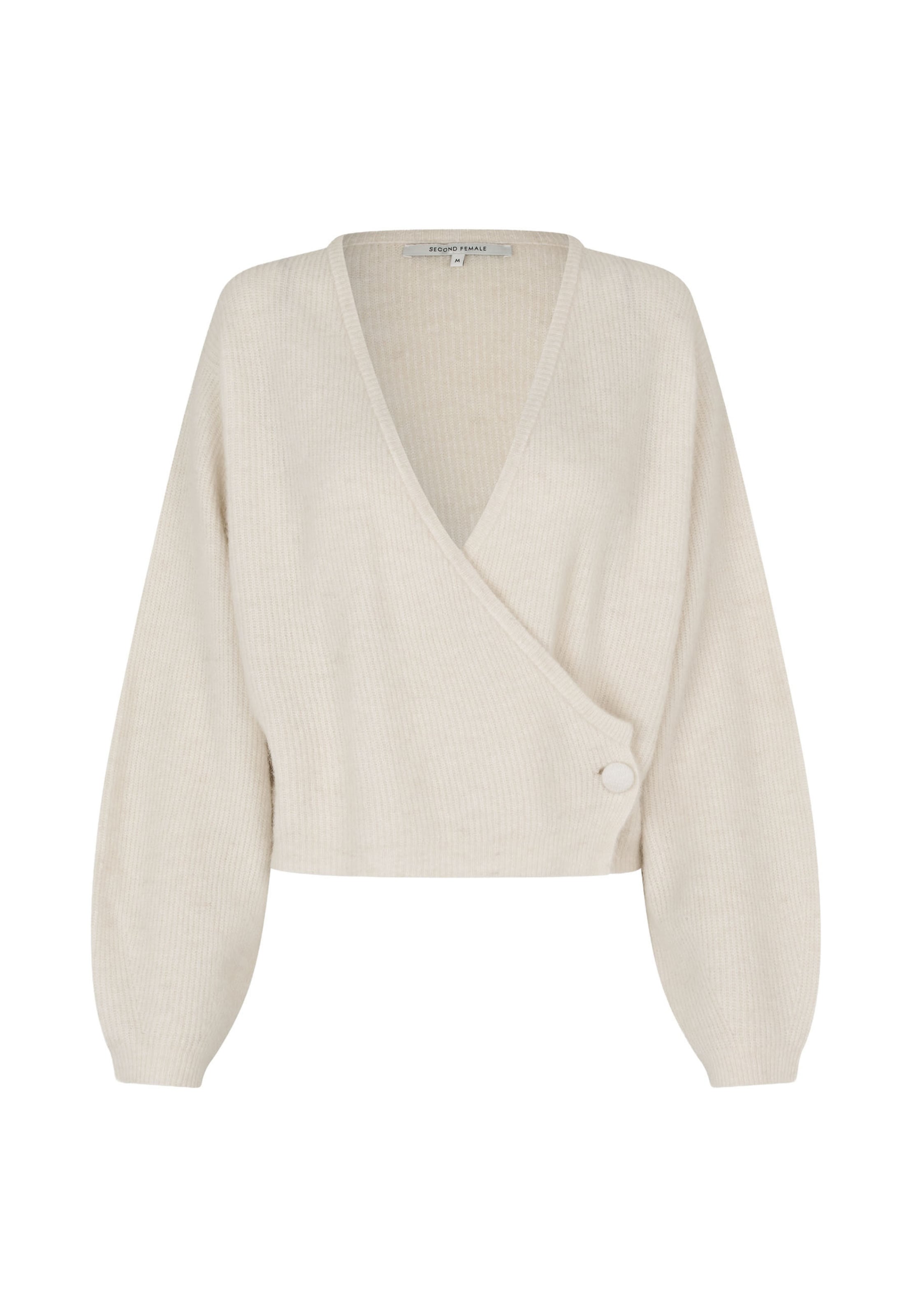 Cardigan SECOND FEMALE en beige : devant