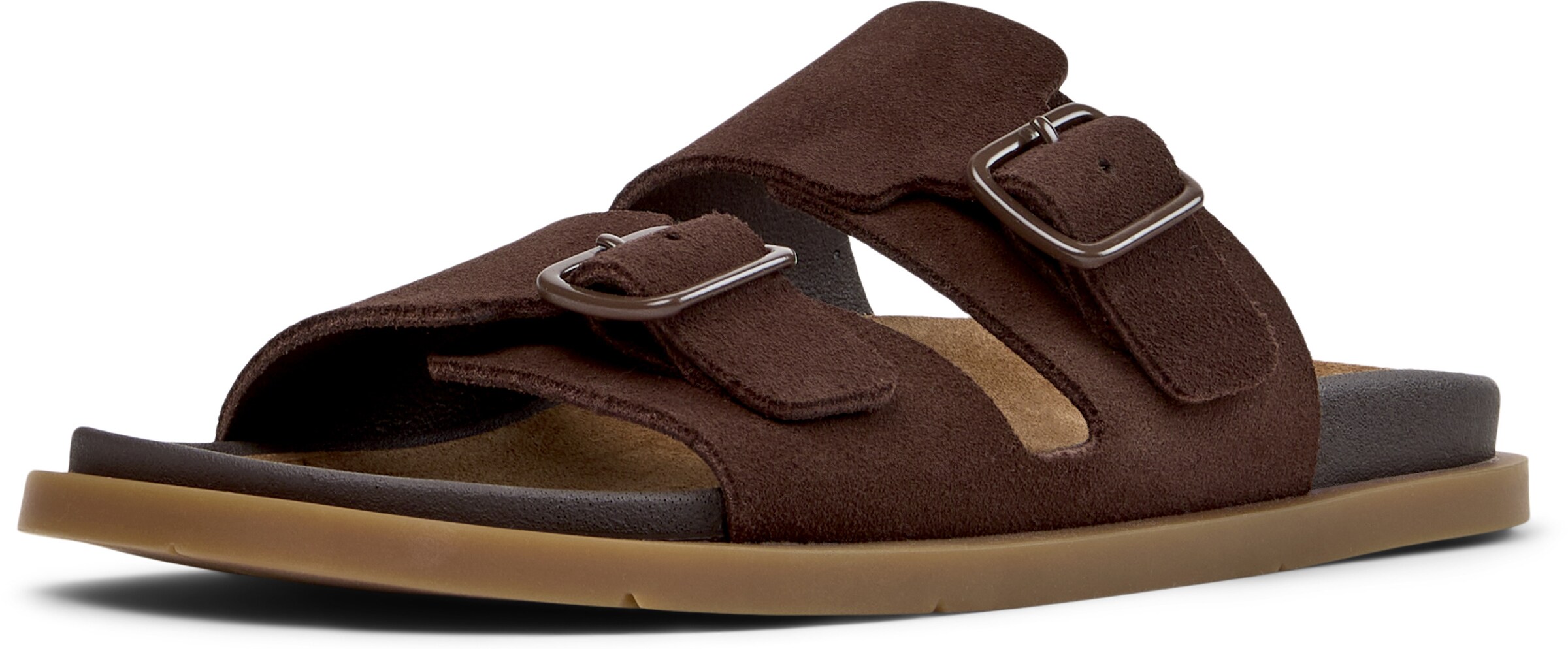 Sandalo con cinturino 'Lluc' di CAMPER in marrone: frontale