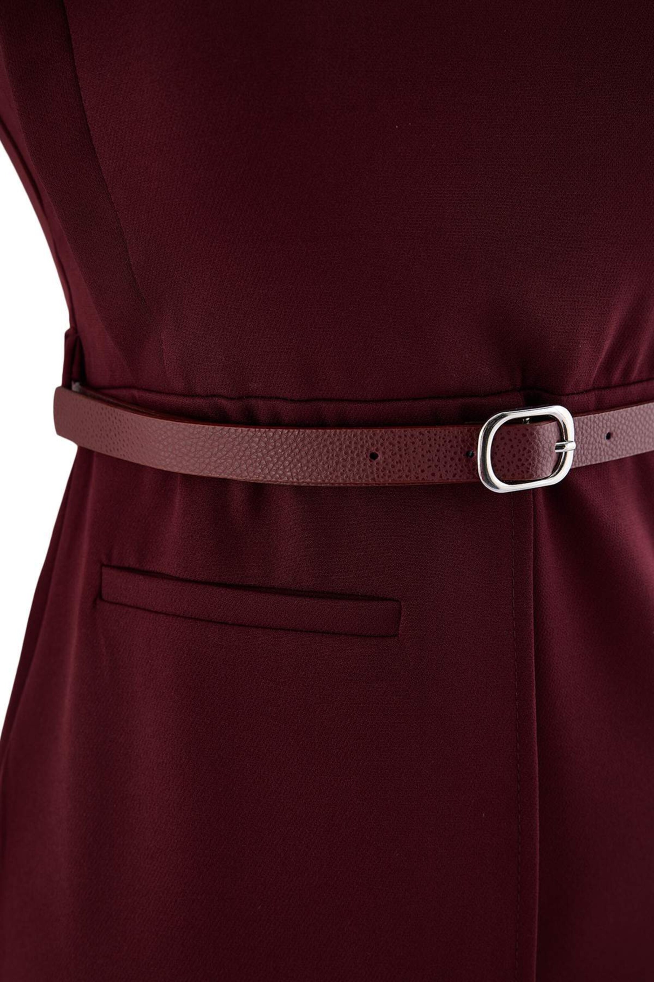 Trendyol - Vestido de tubo en rojo