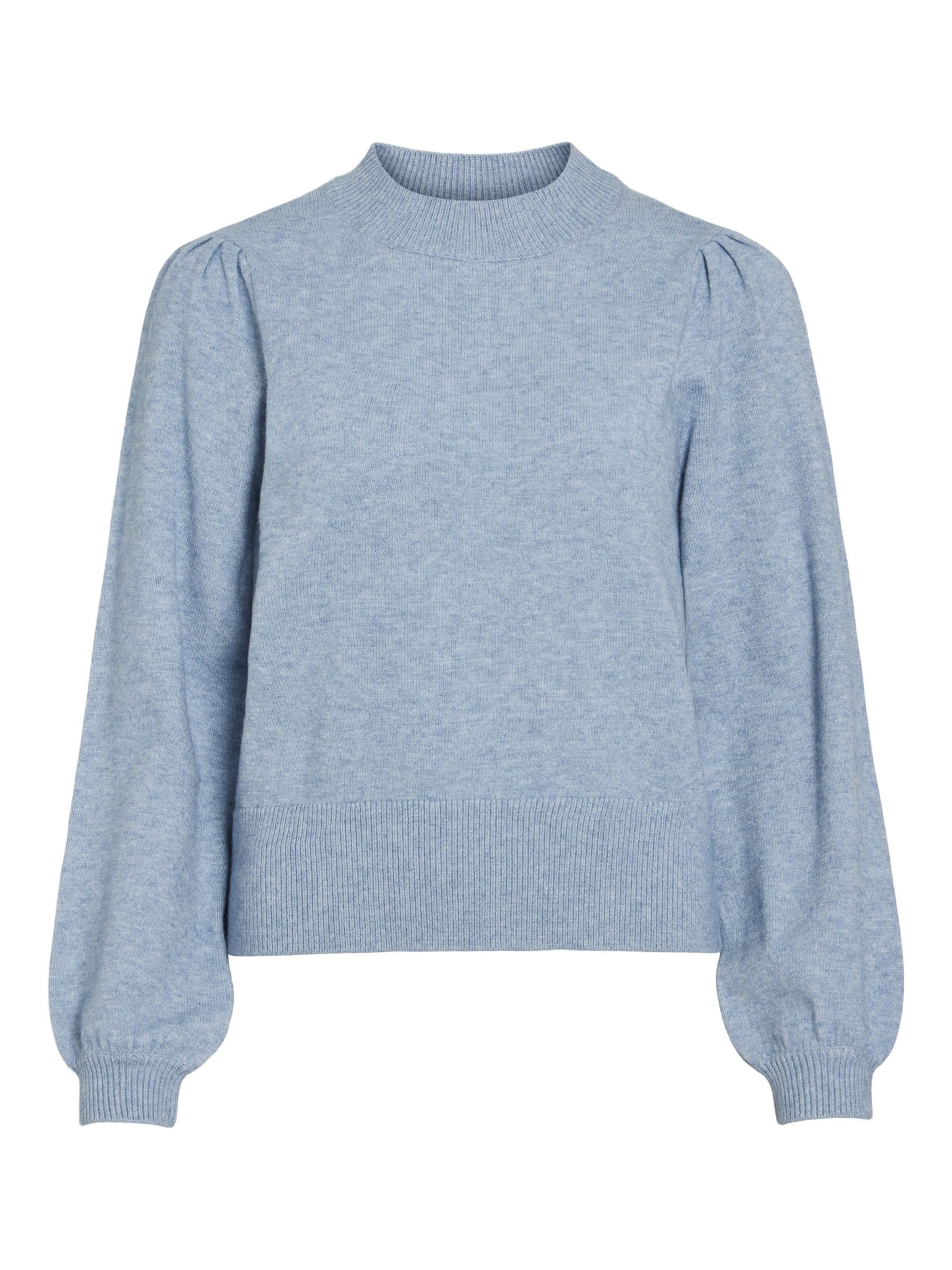 VILA Trui 'VIRil' in Blauw: voorkant