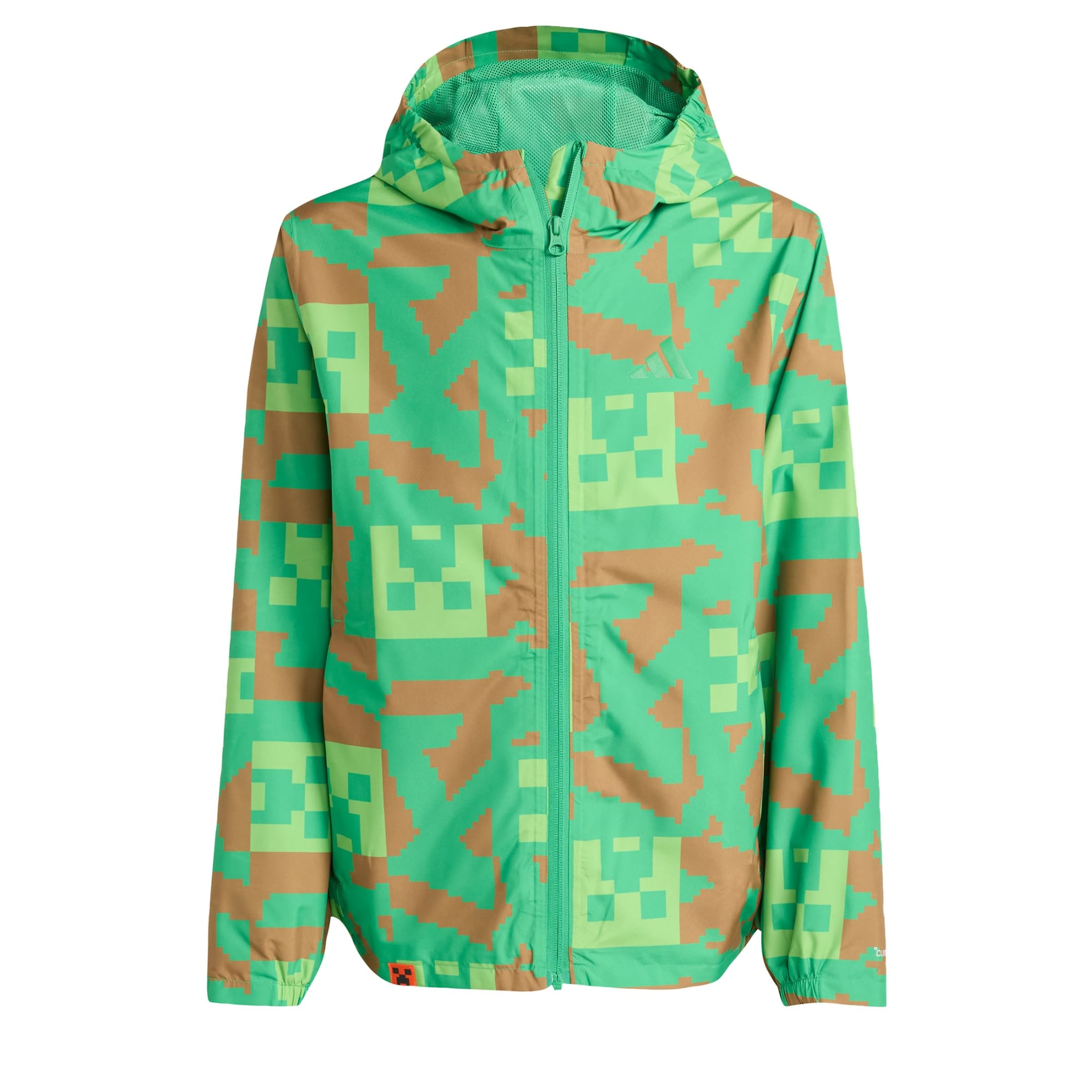 ADIDAS TERREX - Chaqueta de montaña 'Minecraft' en verde: frente