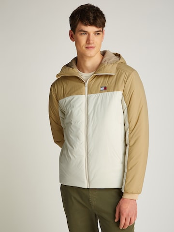 Tommy Jeans Jacke in Beige: Vorderseite