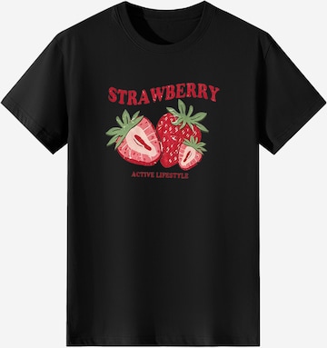 T-shirt LapaPlus en noir : devant