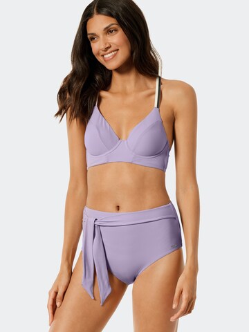 SCHIESSER Bikini Bottoms ' Aqua Californian Dream ' in Purple