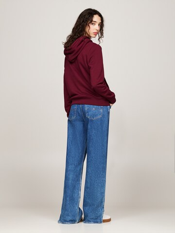 Tommy Jeans Mikina – červená