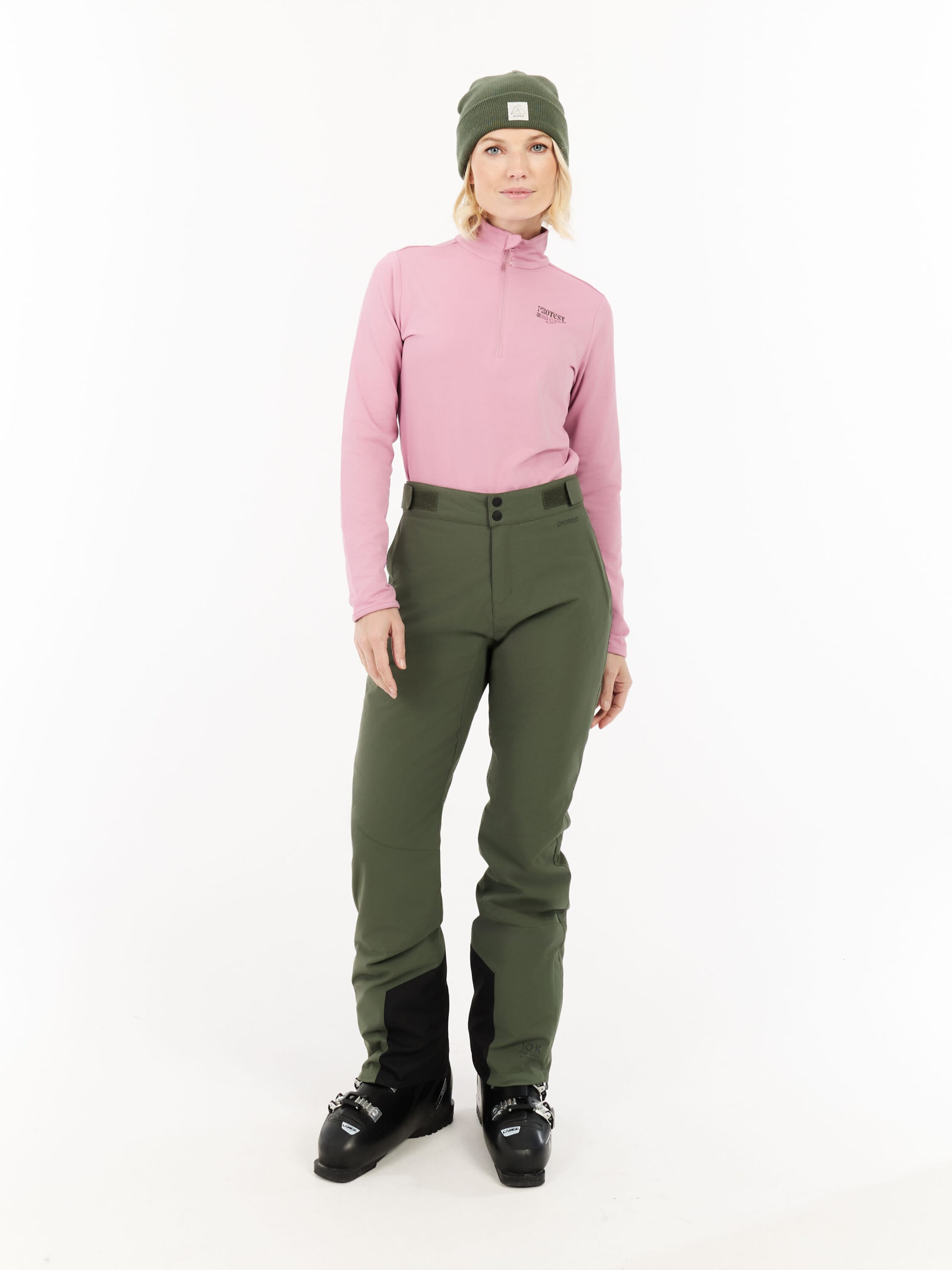 PROTEST Slim fit Sports trousers 'PRTVoleta' in Green