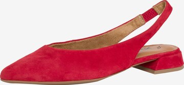 TAMARIS Slingpumps in Rot: predná strana