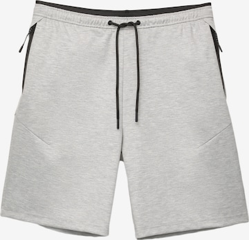 Pull&Bear Loosefit Housut värissä harmaa: etupuoli