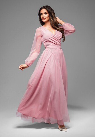 Robe de soirée Ombre en rose