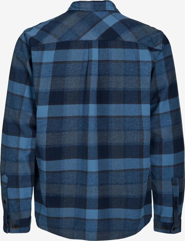 JACK & JONES Regular fit Button Up Shirt 'Carl' in Blue