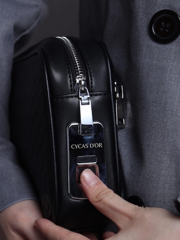 CYCAS D'OR Clutch 'LUCERAN' in Schwarz