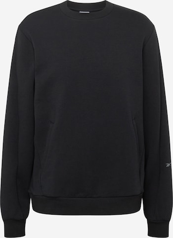 Reebok - Sweatshirt de desporto em preto: frente