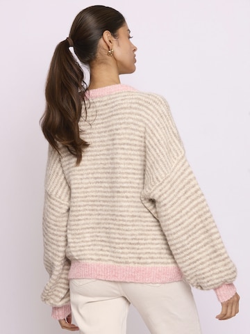 Lilavie Strickpullover ' Aleaa ' in Beige