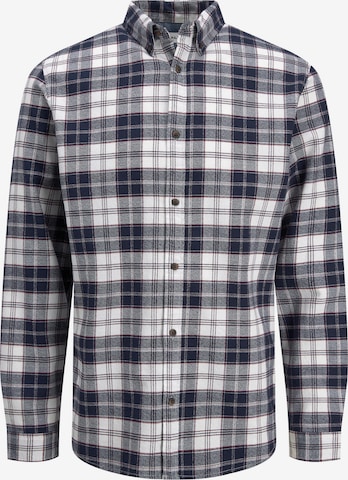 JACK & JONES Regular fit Button Up Shirt 'Barret' in Blue: front