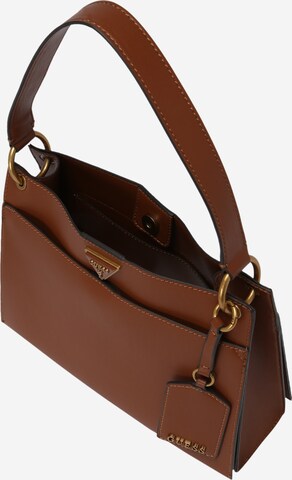 GUESS Shoulder Bag 'BASILEA' in Brown