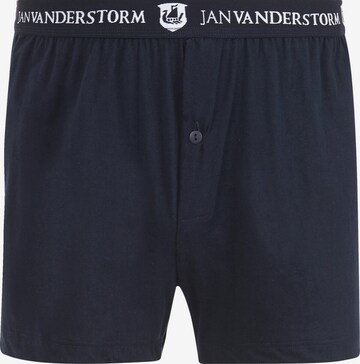 Jan Vanderstorm Boxershorts ' Eliel ' in Blauw: voorkant