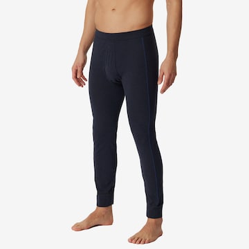 SCHIESSER Long Johns 'Essentials' in Blue: front