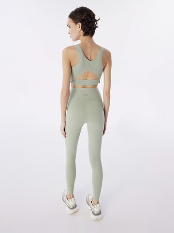 Twist Skinny Leggings in Grün