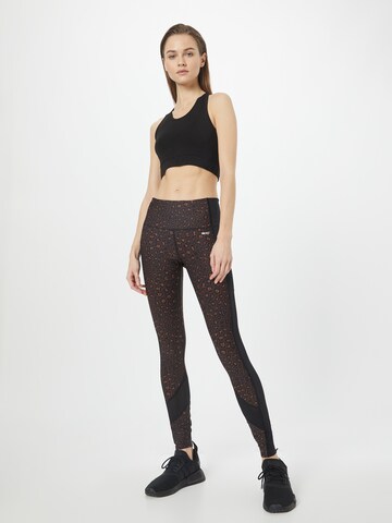 HKMX Skinny Workout Pants in Brown