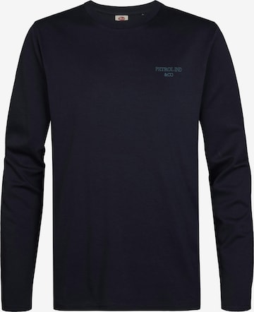 Petrol Industries - Camiseta en azul: frente