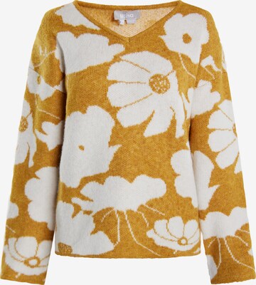 Usha Sweater 'Lurea' in Yellow: front