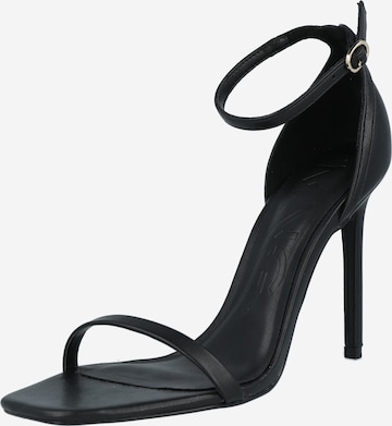 MANGO Strap Sandals 'Aussie' in Black: front