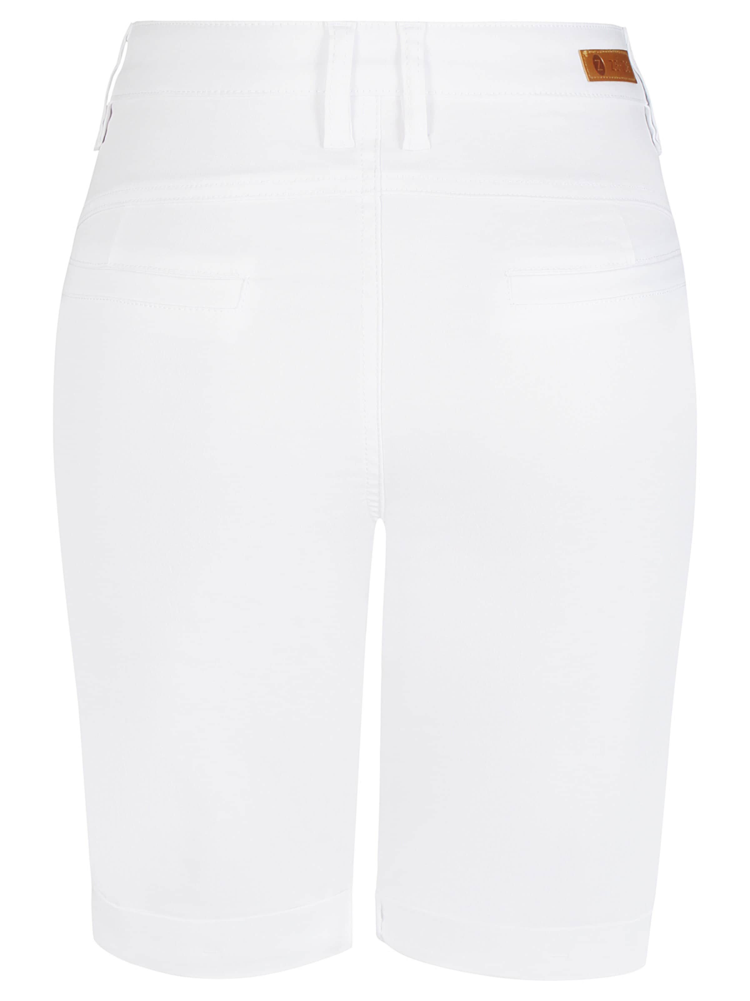 ze-ze Slimfit Hose 'Sanne 313'‌‌‌‌‌‌ in Weiß