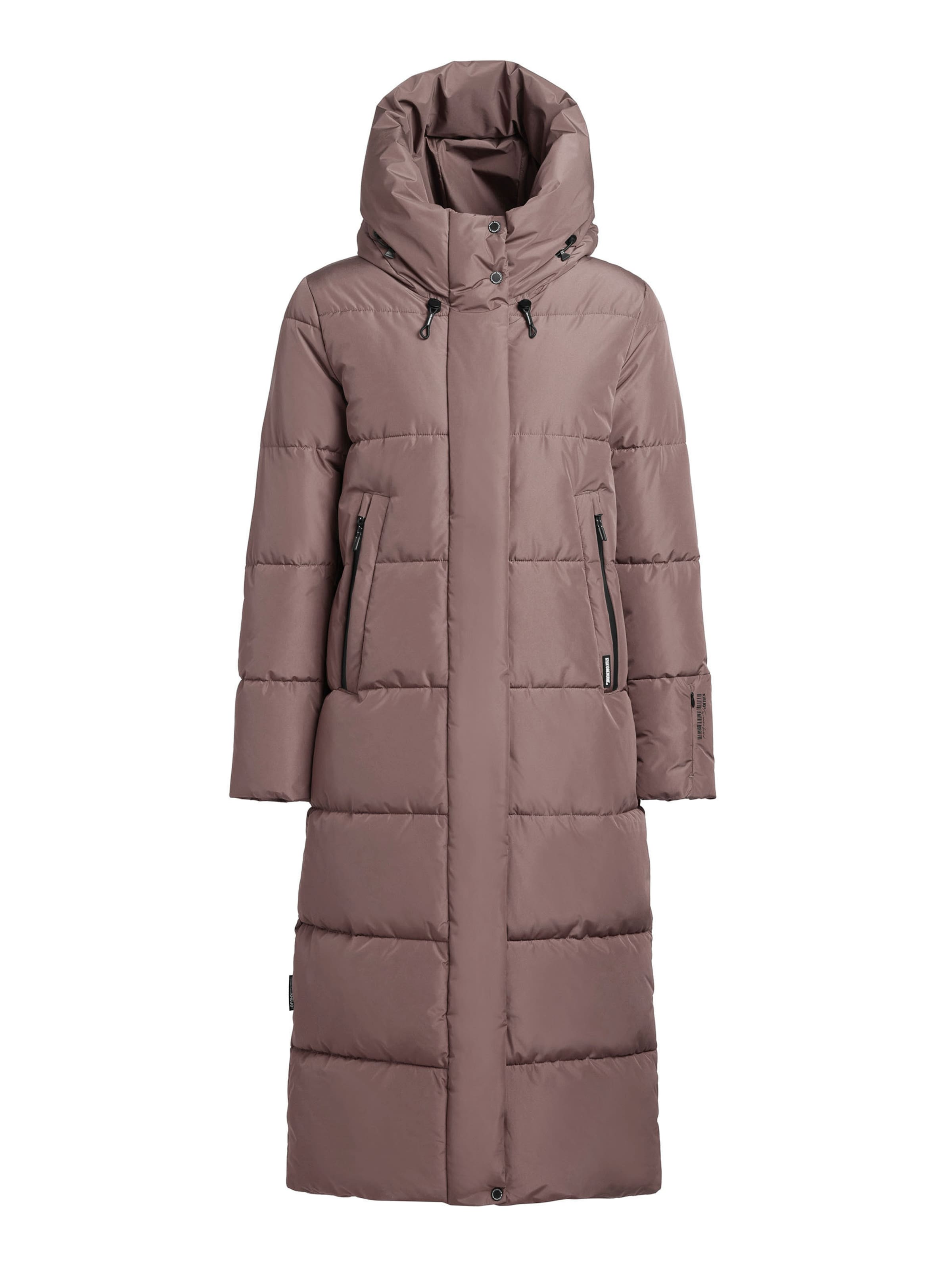 khujo Zimní kabát 'Soulani4' – hnědá: přední strana