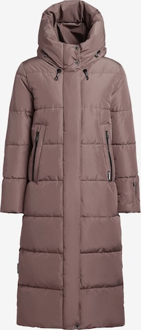 khujo Зимнее пальто 'Soulani4' в Коричневый: спереди