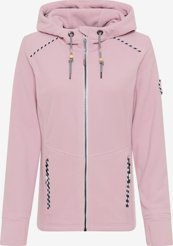 KangaROOS Fleece Jacket in Pink: front