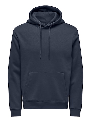Only & Sons Sweatshirt 'Connor' in Blau: Vorderseite