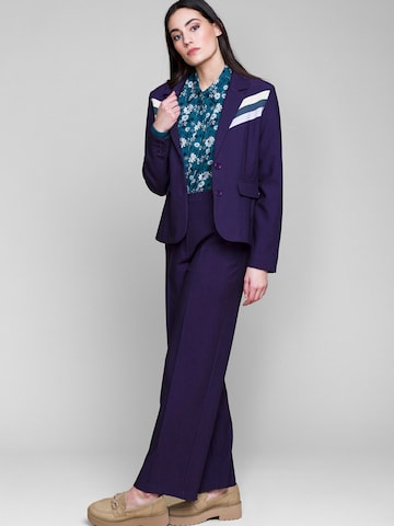 4funkyflavours - Blazer 'Mind Your Mind' em roxo