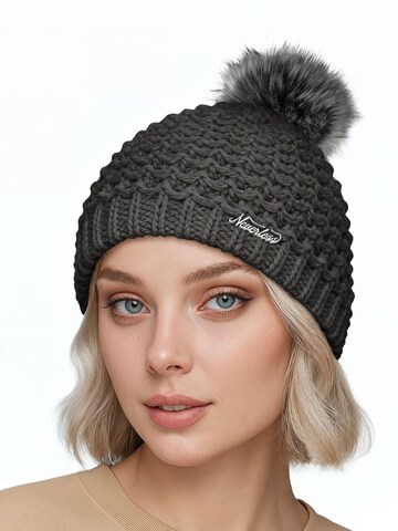 Neverless Beanie '1978' in Grey: front