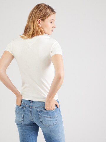 Tommy Jeans Curve - Camiseta en blanco